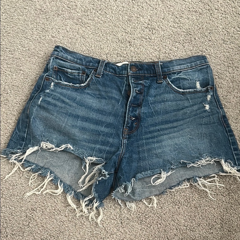 Denim Distressed Women Shorts